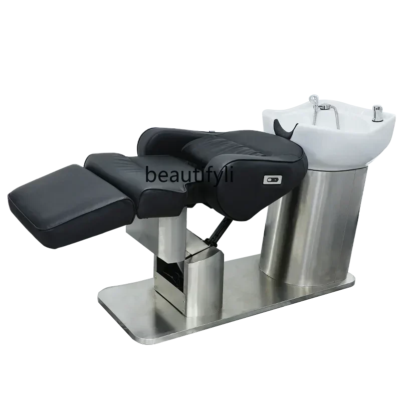 Simple shampoo bed, beauty salon, electric flushing barber shop, fully automatic hair salon dedicated scalp treatment bed
Simple shampoo bed, beauty salon, electric flushing barber shop, fully automatic hair salon dedicated scalp treatment bed