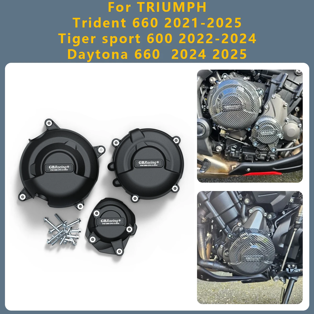 Motorcycle Engine Cover Clutch Cover Protection Set Accessories For TRIUMPH Trident Tiger sport Daytona 660 2025 2024 2023 2022
Motorcycle Engine Cover Clutch Cover Protection Set Accessories For TRIUMPH Trident Tiger sport Daytona 660 2025 2024 2023 2022