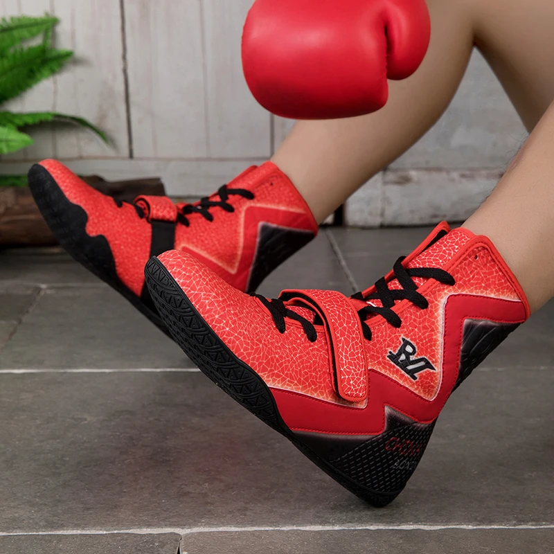 Professional Breathable Fighting Wrestling Shoes Equipment Non-Slip Brand Gym Training Top Quality Boxing Boots Men Boxing Shoes
Professional Breathable Fighting Wrestling Shoes Equipment Non-Slip Brand Gym Training Top Quality Boxing Boots Men Boxing Shoes