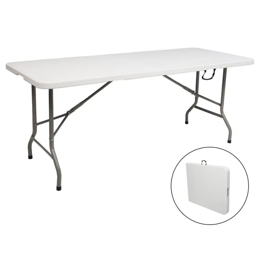 6' Folding Table Portable Plastic Indoor Outdoor Picnic Party Dining Camping Tables
6' Folding Table Portable Plastic Indoor Outdoor Picnic Party Dining Camping Tables