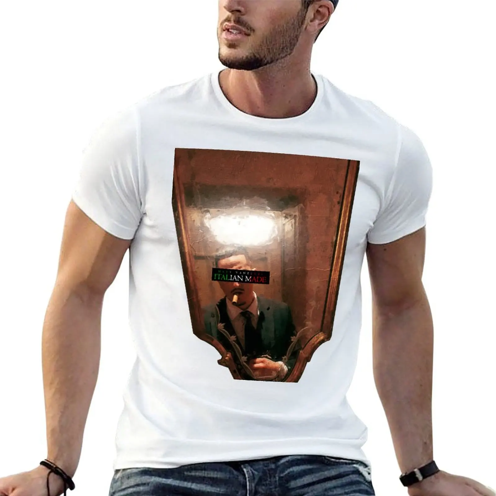 Italian Made Mirror Reflection T-Shirt man t shirts cotton man t shirts for men casual T-Shirt 
Italian Made Mirror Reflection T-Shirt man t shirts cotton man t shirts for men casual T-Shirt