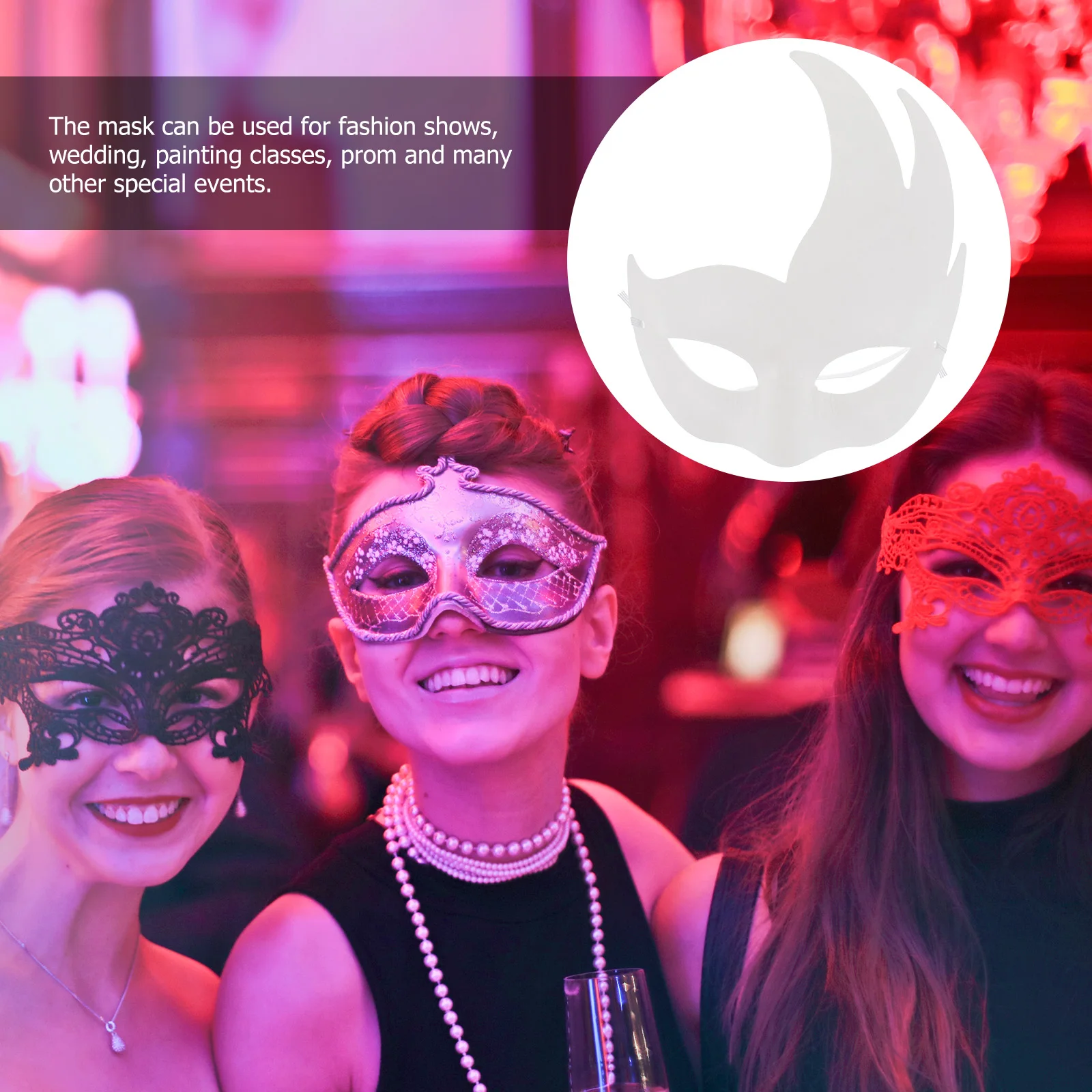 6pcs DIY Hand Painted Masks Unpainted White Plain Face Masks for Masquerade Party Cosplay Accessories Blank Pulp Mask Toy
6pcs DIY Hand Painted Masks Unpainted White Plain Face Masks for Masquerade Party Cosplay Accessories Blank Pulp Mask Toy