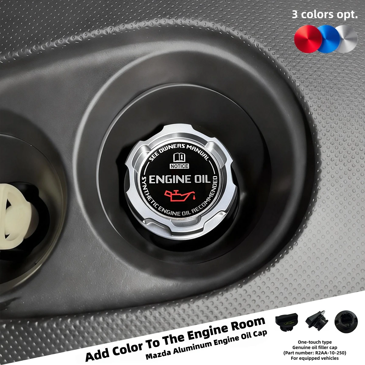 Aluminum ENGINE Oil Cap for MAZDASPEED MAZDA 2,3,5,6 MAZDA6 WAGON MIATA MX-5 CX-3 CX-5 ATENZA CX-30 Axela Car Accessories JDM
Aluminum ENGINE Oil Cap for MAZDASPEED MAZDA 2,3,5,6 MAZDA6 WAGON MIATA MX-5 CX-3 CX-5 ATENZA CX-30 Axela Car Accessories JDM