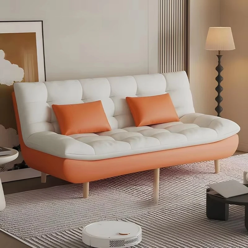 Foldable living room sofa, modern minimalist living room creativity, cream sofa
Foldable living room sofa, modern minimalist living room creativity, cream sofa