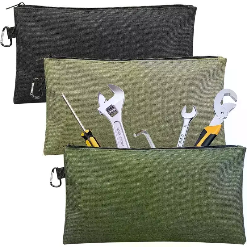 Multipurpose Storage Tool Pouches Premium Tool Bag With Zipper And Carabiner For Camping Woodworking Electrician Gardening
Multipurpose Storage Tool Pouches Premium Tool Bag With Zipper And Carabiner For Camping Woodworking Electrician Gardening