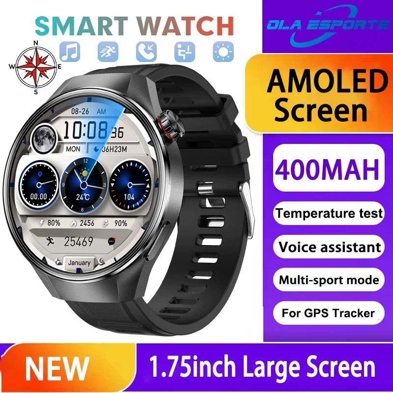 Ola Esporte Смарт-часы с большим экраном, GPS-компас, уличные SmartWatch, военные Bluetooth-телефонные звонки, мониторы сердечного ритма, бизнес
Ola Esporte Смарт-часы с большим экраном, GPS-компас, уличные SmartWatch, военные Bluetooth-телефонные звонки, мониторы сердечного ритма, бизнес