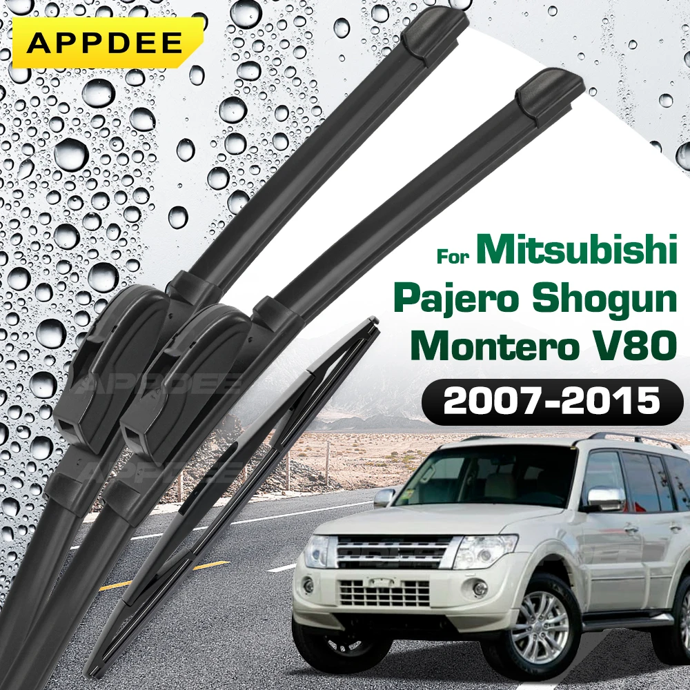 Front & Rear Wiper For Mitsubishi Pajero Shogun Montero V80 2007-2015 Silicone & Rubber Wiper Blades Windshield Windscreen
Front & Rear Wiper For Mitsubishi Pajero Shogun Montero V80 2007-2015 Silicone & Rubber Wiper Blades Windshield Windscreen
