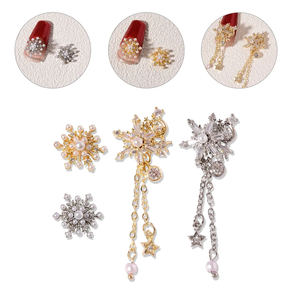 4 Pcs Snowflake Pendant Decor Charms Bright Luster Creative DIY Nail Art Decoration Home Salon Birthday Party Christmas Proms
4 Pcs Snowflake Pendant Decor Charms Bright Luster Creative DIY Nail Art Decoration Home Salon Birthday Party Christmas Proms