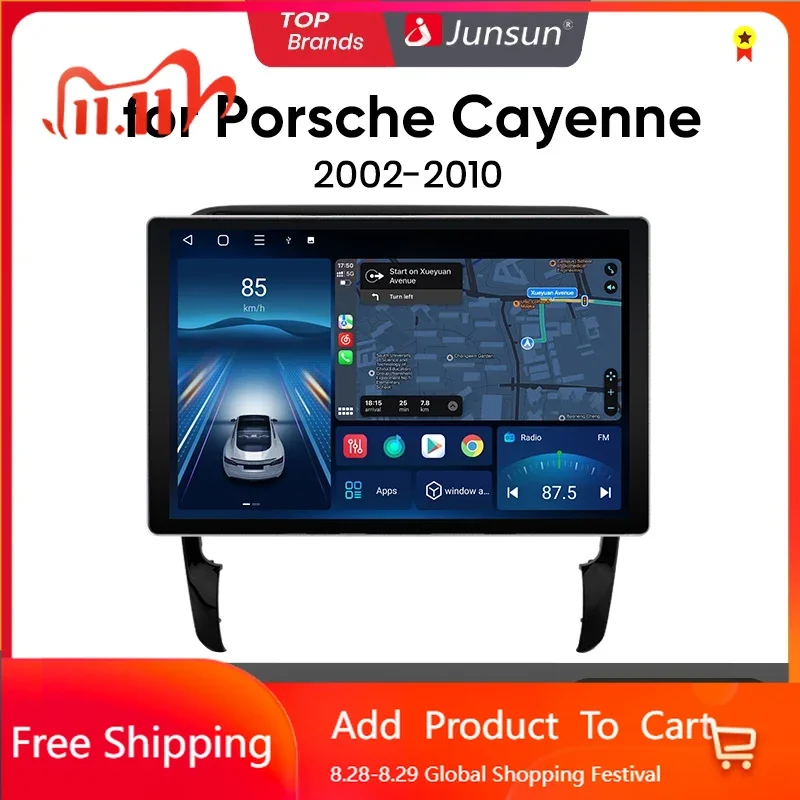 Interior Stickers Junsun X7 Series 11.5“ 2K Wireless CarPlay Android Auto Car Radio for Porsche Cayenne 1 9PA 2002-2010 Multimed
Interior Stickers Junsun X7 Series 11.5“ 2K Wireless CarPlay Android Auto Car Radio for Porsche Cayenne 1 9PA 2002-2010 Multimed