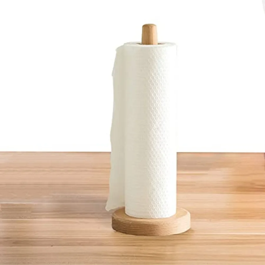 Wood Paper Towel Holder, Wooden Paper Towel Holder Countertop Standing Paper Towel Organizer Roll Dispenser for Kitchen Counter
Wood Paper Towel Holder, Wooden Paper Towel Holder Countertop Standing Paper Towel Organizer Roll Dispenser for Kitchen Counter