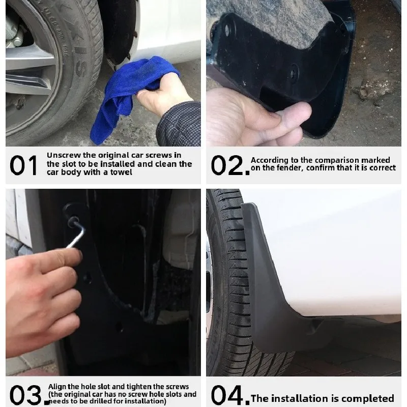 For Haval H6 3rd Gen 2021~2023 Gt Car Mud Flap Heavy Duty Waterproof Mudguard Splash Guards Fender Easy Installation Auto Parts
For Haval H6 3rd Gen 2021~2023 Gt Car Mud Flap Heavy Duty Waterproof Mudguard Splash Guards Fender Easy Installation Auto Parts