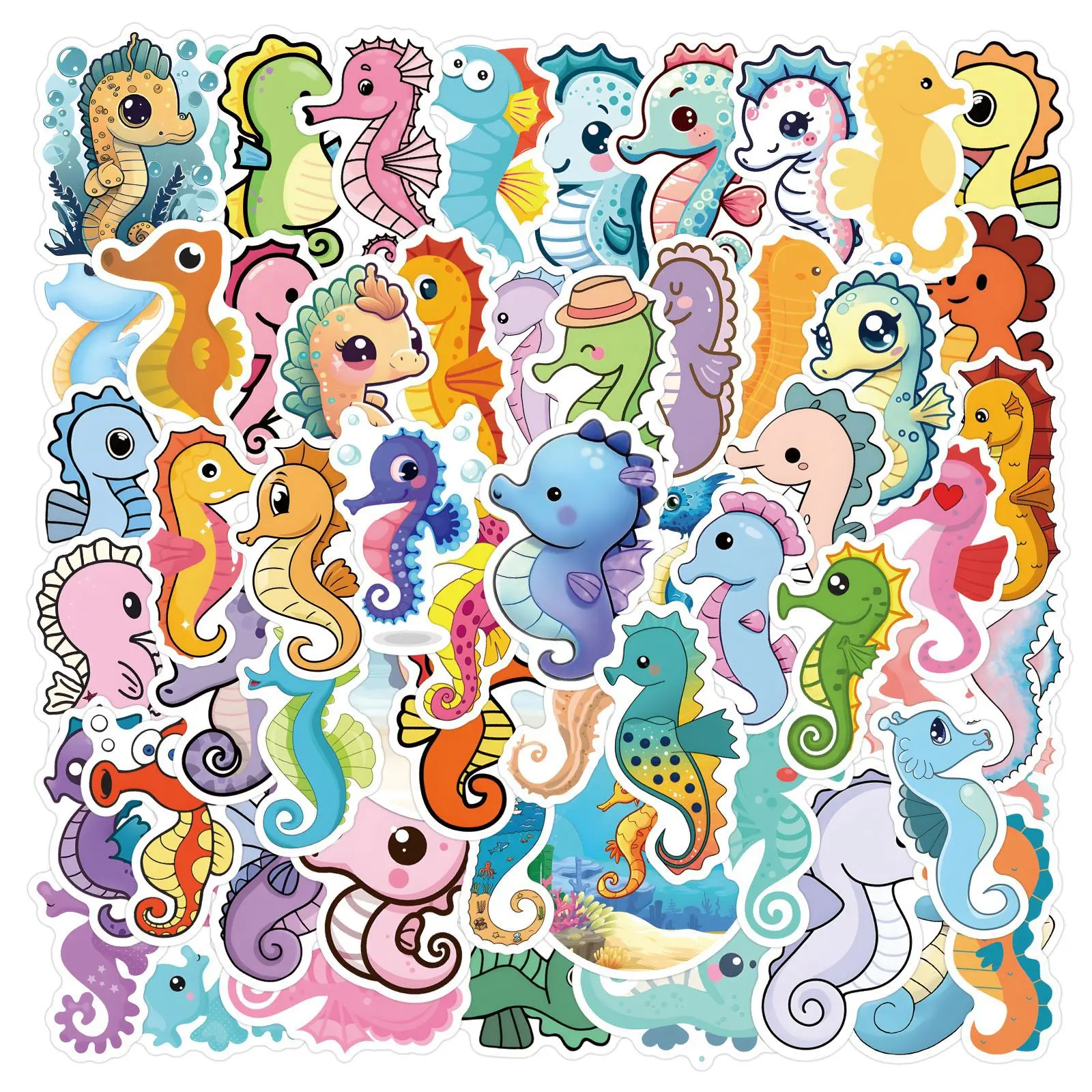 10/55PCS Kawaii Seahorse Cartoon Animal StickersWater Proof Stickers Decoration Notebook Mobile Guitar Suitcase Graffiti Toys
10/55PCS Kawaii Seahorse Cartoon Animal StickersWater Proof Stickers Decoration Notebook Mobile Guitar Suitcase Graffiti Toys