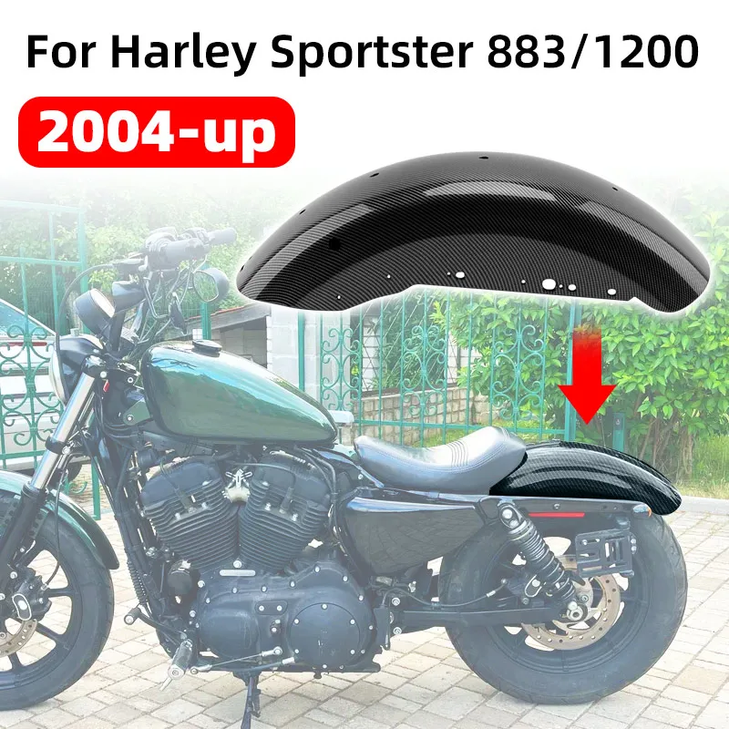 Motorcycle Accessories Rear Fender Mudguard Tire Hugger Splash Guard Cover Fit For Harley Sportster XL883 1200 48 72 2004-up
Motorcycle Accessories Rear Fender Mudguard Tire Hugger Splash Guard Cover Fit For Harley Sportster XL883 1200 48 72 2004-up