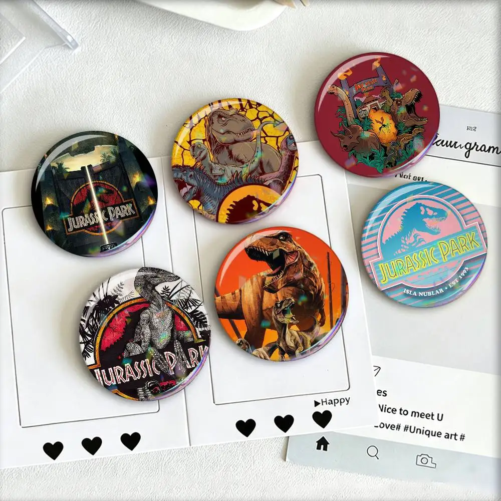 J-Jurassic Park Dinosaur World Laser Badge Creative Pins Brooch for Bag Clothes Hat Decor Gifts Fans Collect
J-Jurassic Park Dinosaur World Laser Badge Creative Pins Brooch for Bag Clothes Hat Decor Gifts Fans Collect