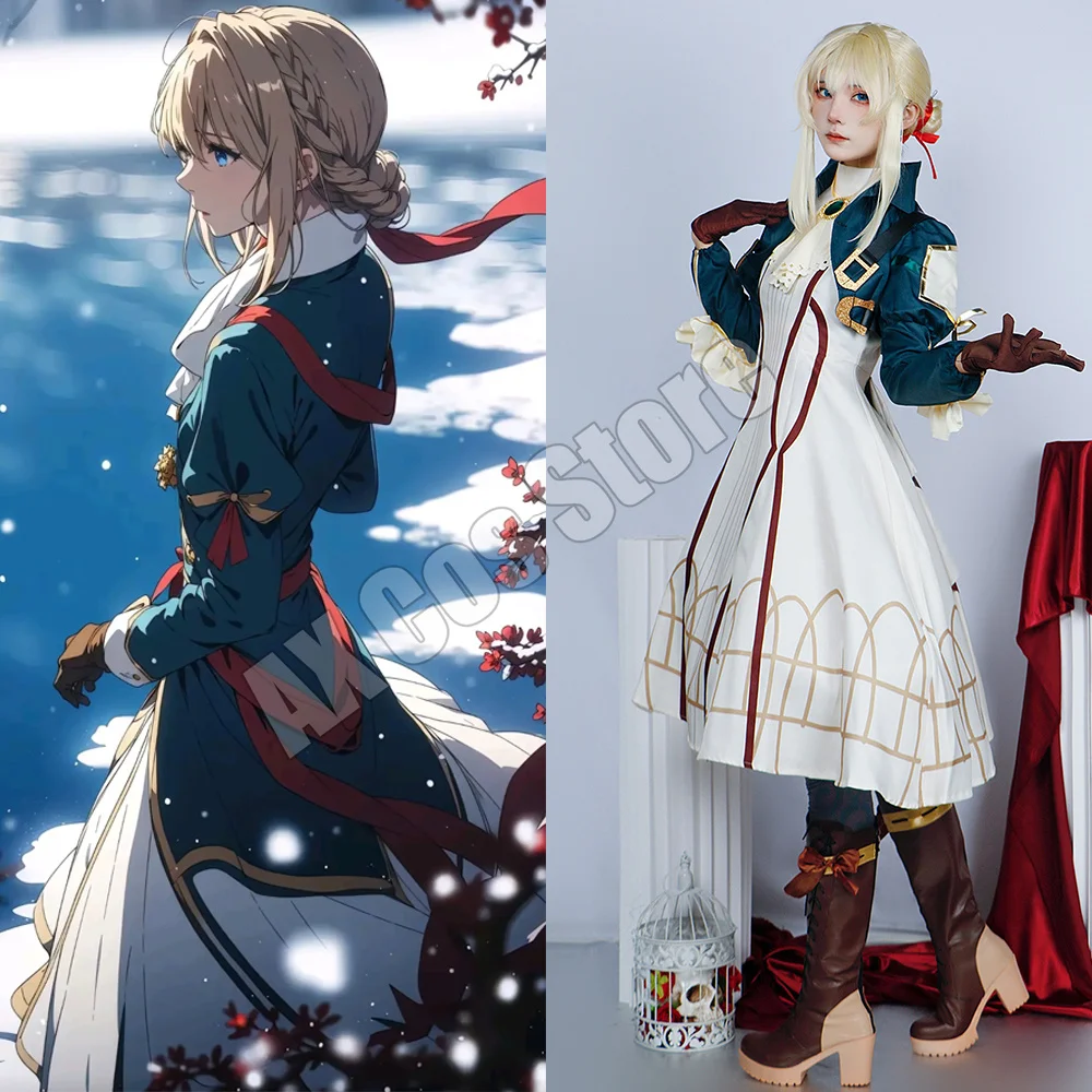Anime Violet Evergarden Cosplay Costume Violet Evergarden Cosplay Dress Outfit Wig Halloweens Carnival Costumes for Women Adult
Anime Violet Evergarden Cosplay Costume Violet Evergarden Cosplay Dress Outfit Wig Halloweens Carnival Costumes for Women Adult