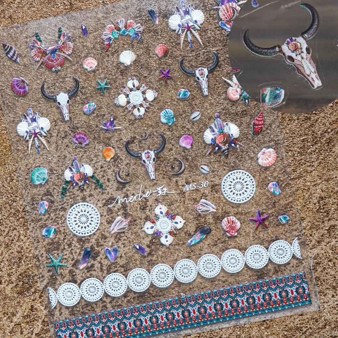 3D Ethnic Nail Sticker Engraved Nail Stickers Retro Vintage Nationality DIY Nail Art Decorations Transfer Decals Design 2023
3D Ethnic Nail Sticker Engraved Nail Stickers Retro Vintage Nationality DIY Nail Art Decorations Transfer Decals Design 2023