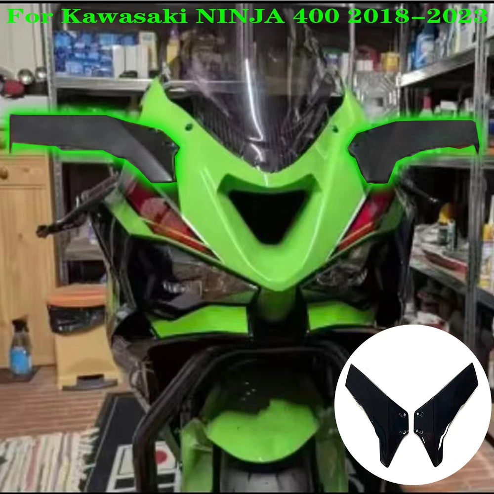 For Kawasaki NINJA 400 2018-2023 Motorcycles Accessories Winglet Aerodynamic Wing Kit Spoilers ninja 400 Fixed Wings
For Kawasaki NINJA 400 2018-2023 Motorcycles Accessories Winglet Aerodynamic Wing Kit Spoilers ninja 400 Fixed Wings