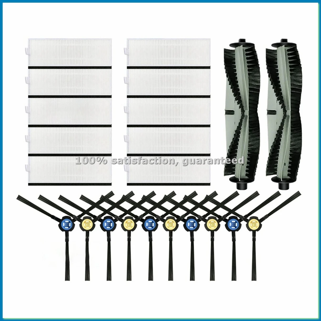 Запасные части и аксессуары для робота-пылесоса T20s: основная и боковые щетки, HEPA-фильтр - FS
Запасные части и аксессуары для робота-пылесоса T20s: основная и боковые щетки, HEPA-фильтр - FS