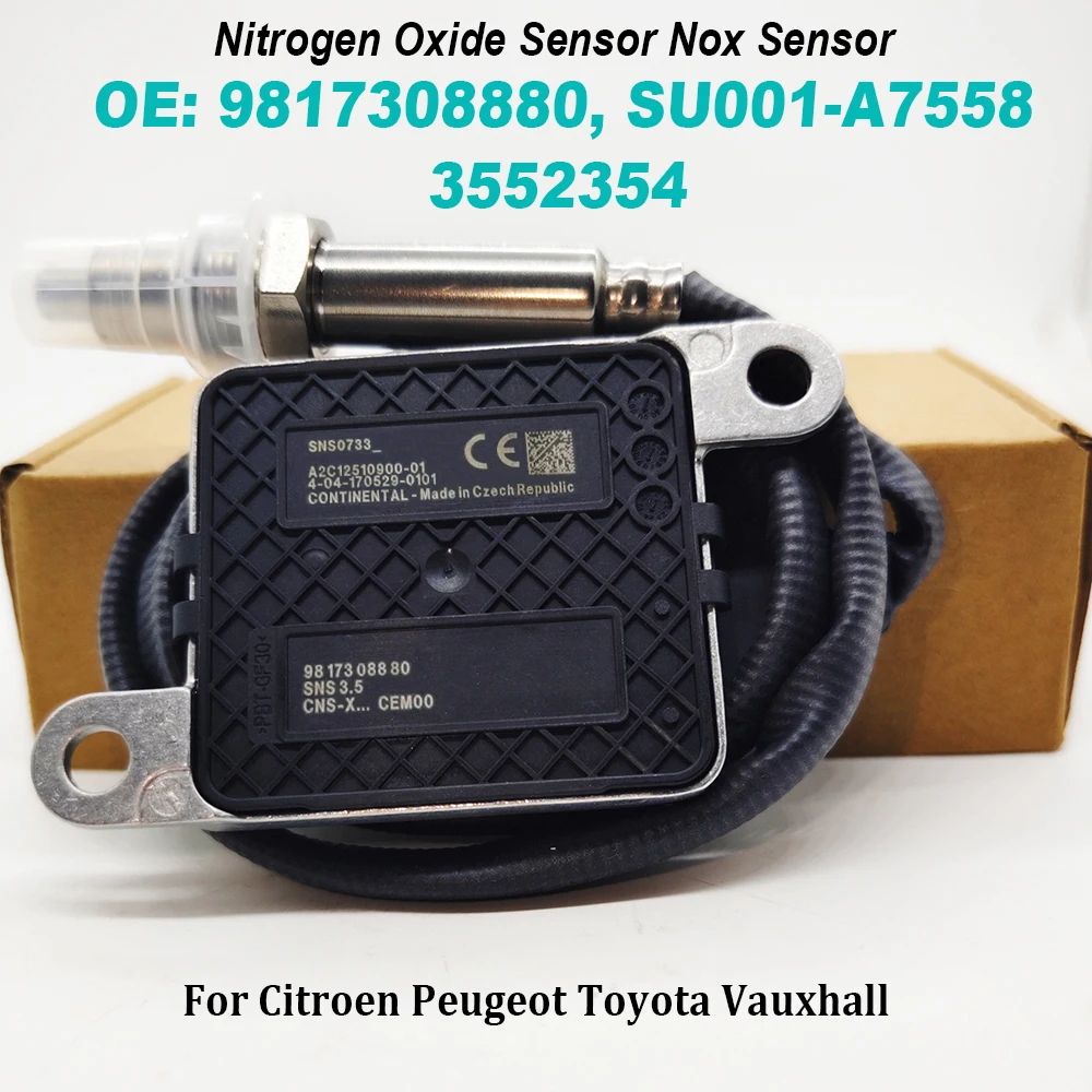 High Quality 9817308880 SU001-A7558 3552354 Nitrogen Oxygen Sensor NOx Sensor 24V For Citroen Peugeot Vauxhall SNS0733
High Quality 9817308880 SU001-A7558 3552354 Nitrogen Oxygen Sensor NOx Sensor 24V For Citroen Peugeot Vauxhall SNS0733