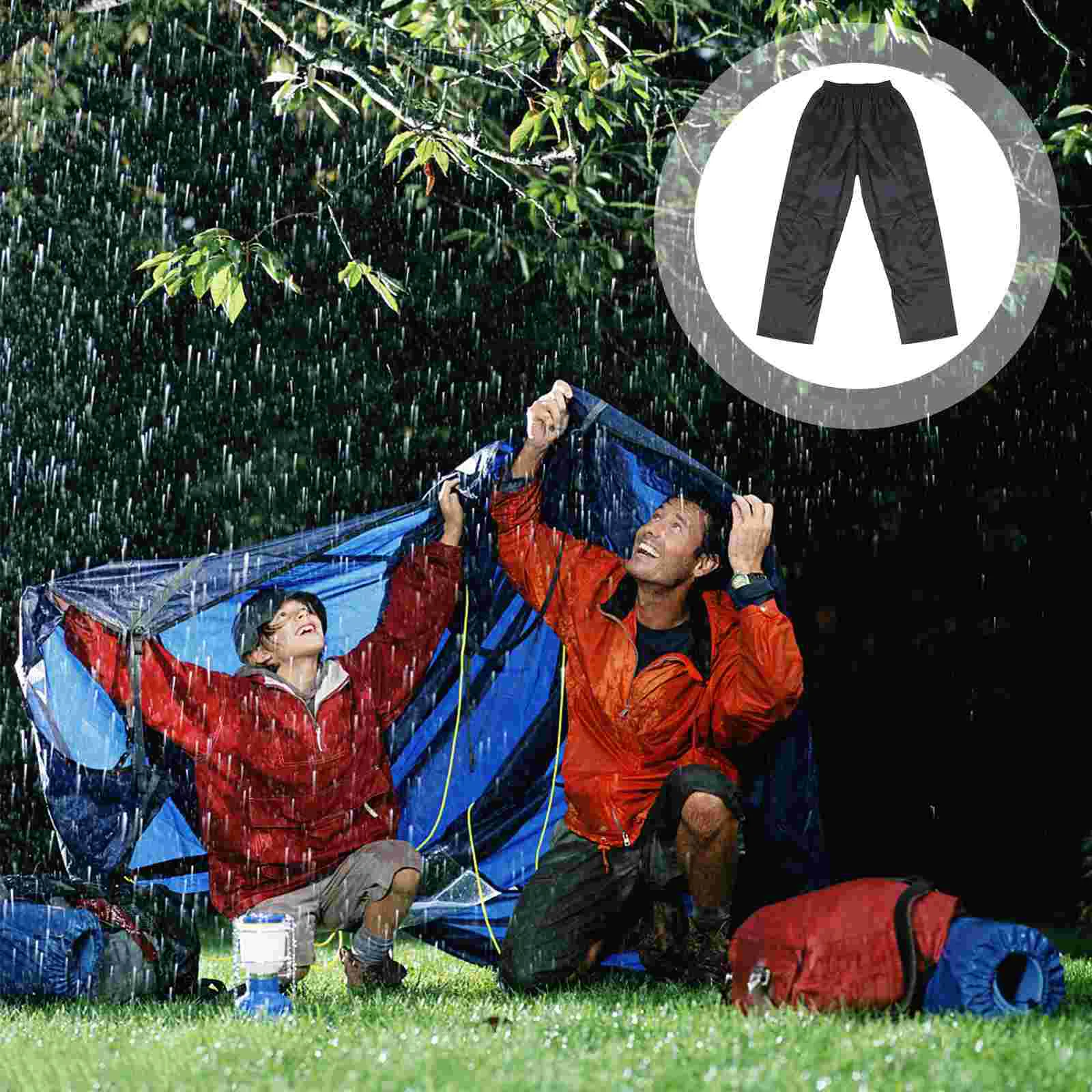 Unisex Rain Pants Double Layer Camping Waterproof Hiking Work Athletic Sweatpants
Unisex Rain Pants Double Layer Camping Waterproof Hiking Work Athletic Sweatpants