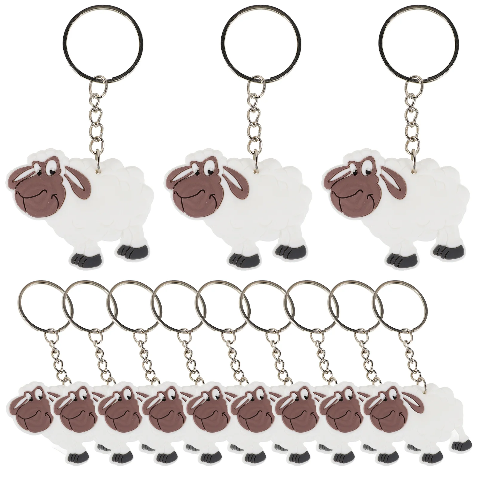 12 Pcs Sheep Keychain Locket Simulation Keyring Hanging Pendants Mini Charm Zinc Alloy Animal Adorable Child Charms
12 Pcs Sheep Keychain Locket Simulation Keyring Hanging Pendants Mini Charm Zinc Alloy Animal Adorable Child Charms