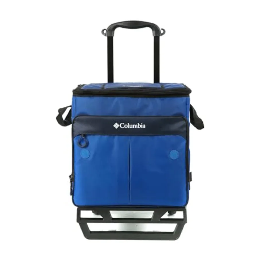 Crater Peak Wheeled Cooler - 50 Can Rolling Cooler - Blue Collapsible Cooler with Super Foam Insulation and Foldable All-Terrai
Crater Peak Wheeled Cooler - 50 Can Rolling Cooler - Blue Collapsible Cooler with Super Foam Insulation and Foldable All-Terrai