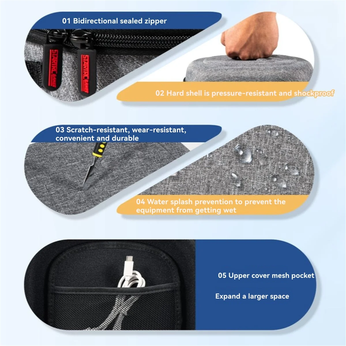 2025+ Portable Carrying Case for 3/3S VR Headsets Larger Capacity Travel Protective Bag Grey
2025+ Portable Carrying Case for 3/3S VR Headsets Larger Capacity Travel Protective Bag Grey
