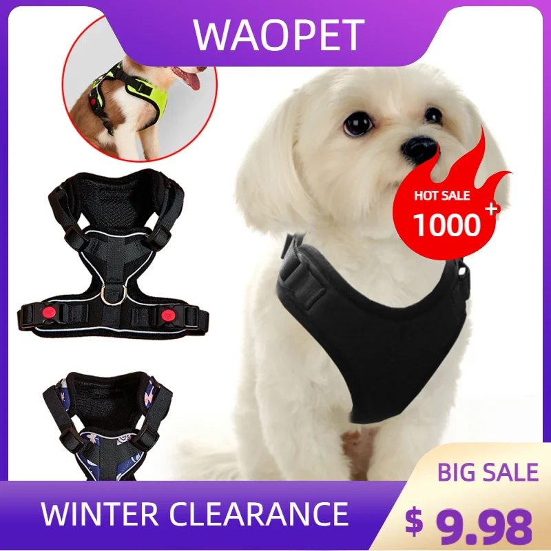 Small Medium Dog Harness No-Pull Adjustable Collar Comfortable And Breathable Mesh Harnesses For Dogs Anti-Escape Proof Dog Vest
Small Medium Dog Harness No-Pull Adjustable Collar Comfortable And Breathable Mesh Harnesses For Dogs Anti-Escape Proof Dog Vest