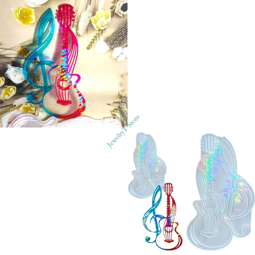 Artistic Guitar Note Silicone Mold For DIY Home Decors And Jewelry Making
Artistic Guitar Note Silicone Mold For DIY Home Decors And Jewelry Making