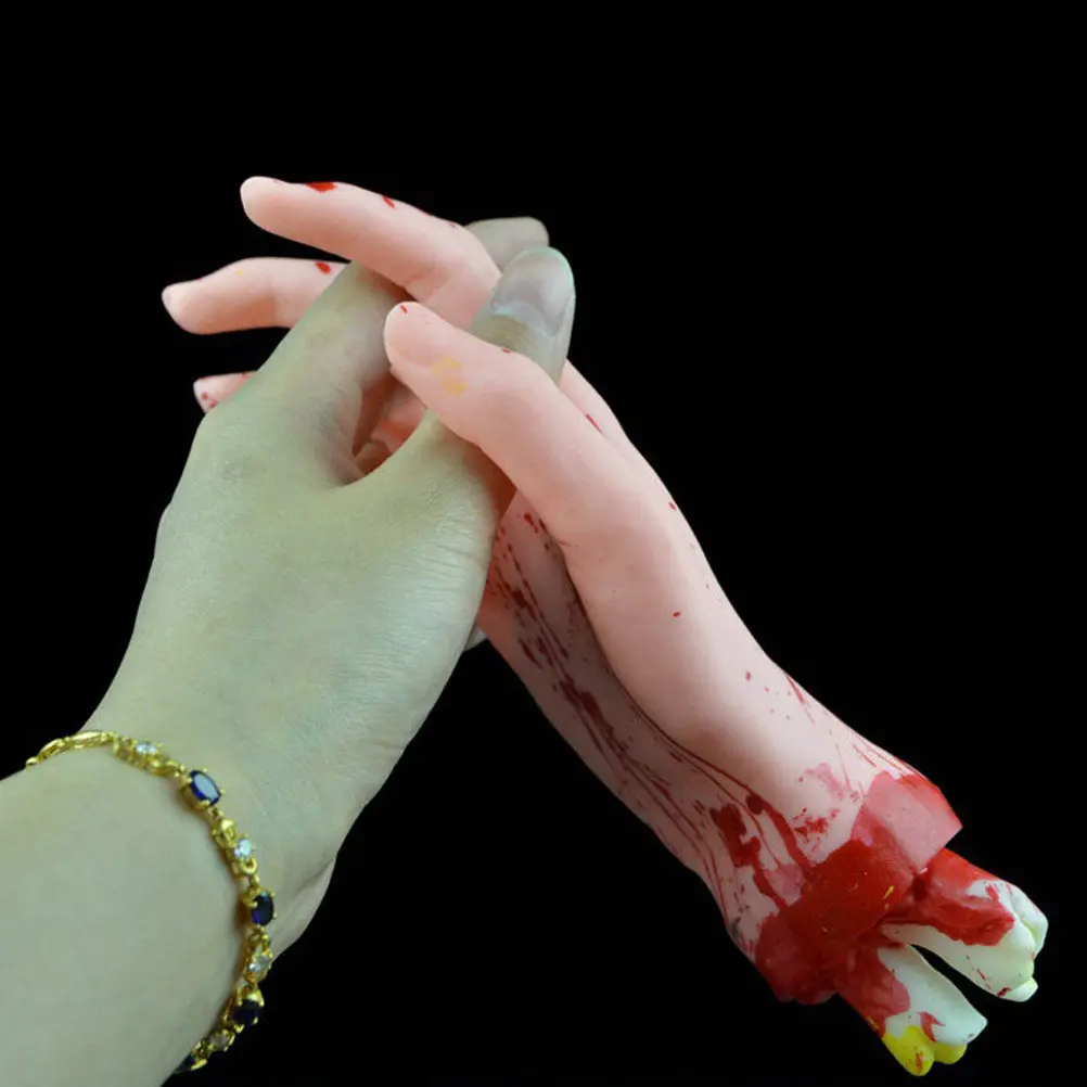 4Pcs Halloween Body Parts Horror Broken Hand Foot Set Scary Prank Prop Decoration for Party Ghost House Secret Chamber
4Pcs Halloween Body Parts Horror Broken Hand Foot Set Scary Prank Prop Decoration for Party Ghost House Secret Chamber