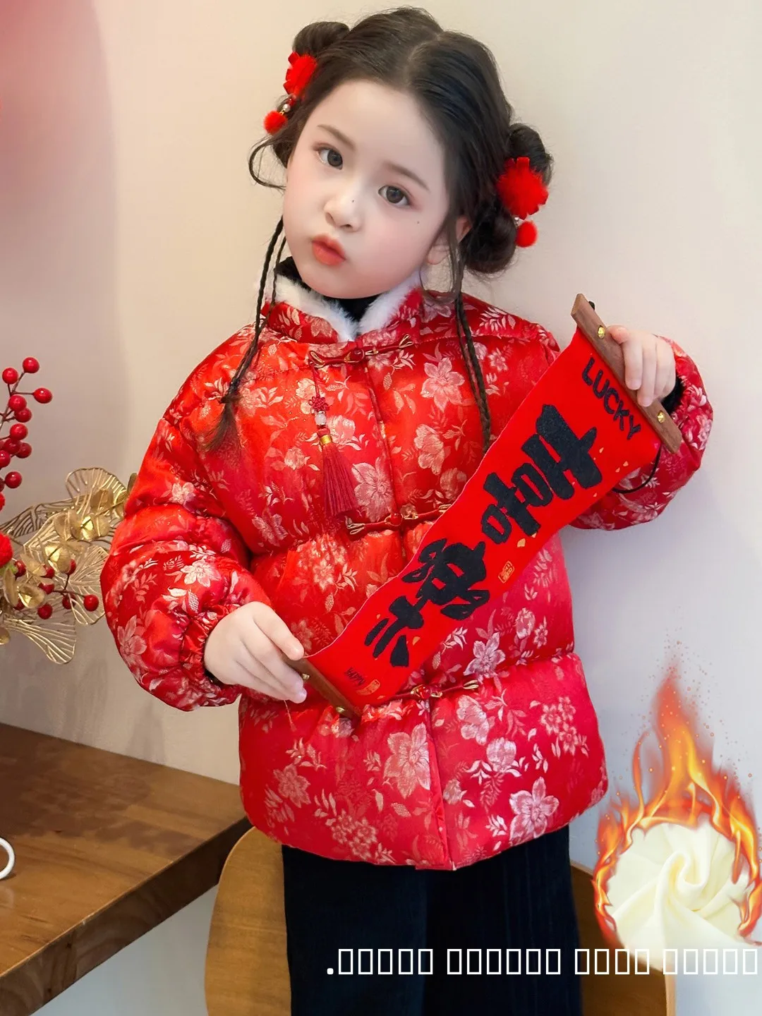 Thiened Fce Long Sve Girls Coat Winter Warm Outerwear with Button Embroidered Design Cotton Clothes for Babies
Thiened Fce Long Sve Girls Coat Winter Warm Outerwear with Button Embroidered Design Cotton Clothes for Babies