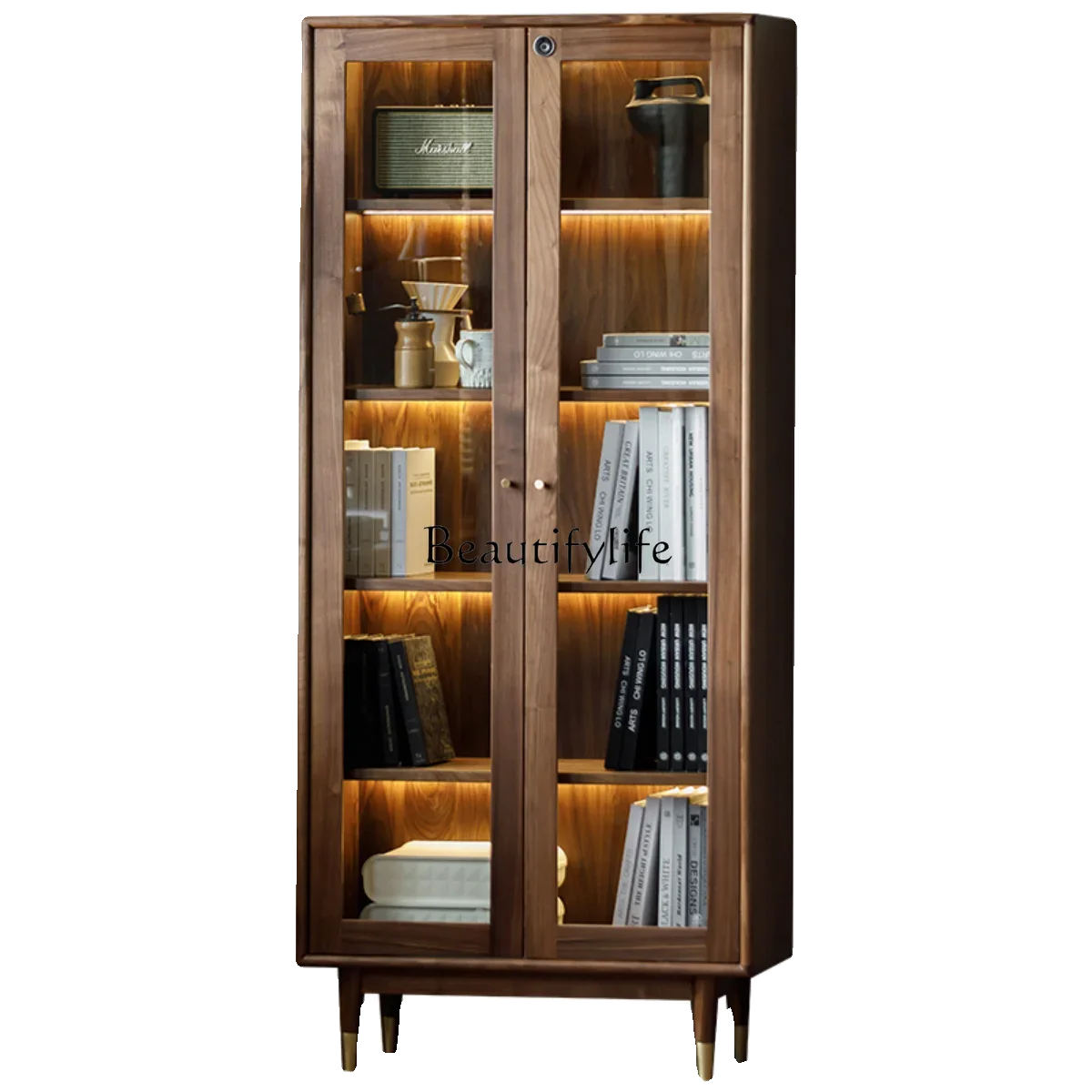 ls 18North American black walnut all-solid wood glass display cabinet floor-to-ceiling wine cabinet
ls 18North American black walnut all-solid wood glass display cabinet floor-to-ceiling wine cabinet