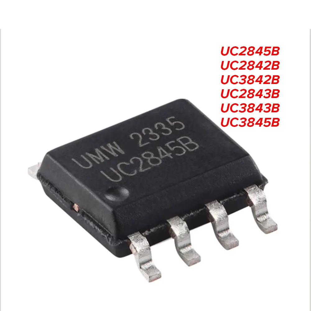 10PCS UC2845B UC2842B UC3842B UC2843B UC3843B UC3845B SOP8 Ac-dc controller and voltage regulator
10PCS UC2845B UC2842B UC3842B UC2843B UC3843B UC3845B SOP8 Ac-dc controller and voltage regulator