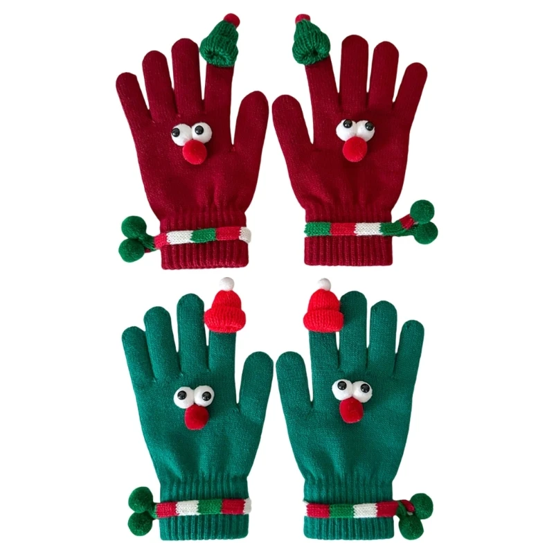 Women Lovely Christmas Gloves with Mini Santa Hat Decor Winter Warm Breathable Elastic Wrist Short Gloves for Outdoor Daily Use
Women Lovely Christmas Gloves with Mini Santa Hat Decor Winter Warm Breathable Elastic Wrist Short Gloves for Outdoor Daily Use