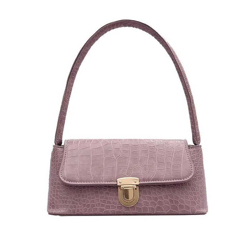 Women's Crocodile Embossed Faux Leather Shoulder Bag, Minimalist Flap Lock Hobo Purse, Casual Everyday Handbag
Women's Crocodile Embossed Faux Leather Shoulder Bag, Minimalist Flap Lock Hobo Purse, Casual Everyday Handbag