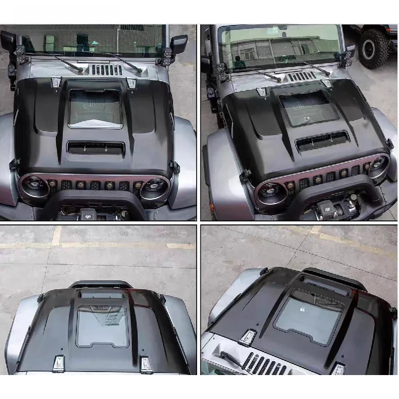 High Quality Liush Engine Cover Hood JK JL Thickened Carbon Steel Car Engine Hood Bonnet Body Kit Glass Hood
High Quality Liush Engine Cover Hood JK JL Thickened Carbon Steel Car Engine Hood Bonnet Body Kit Glass Hood