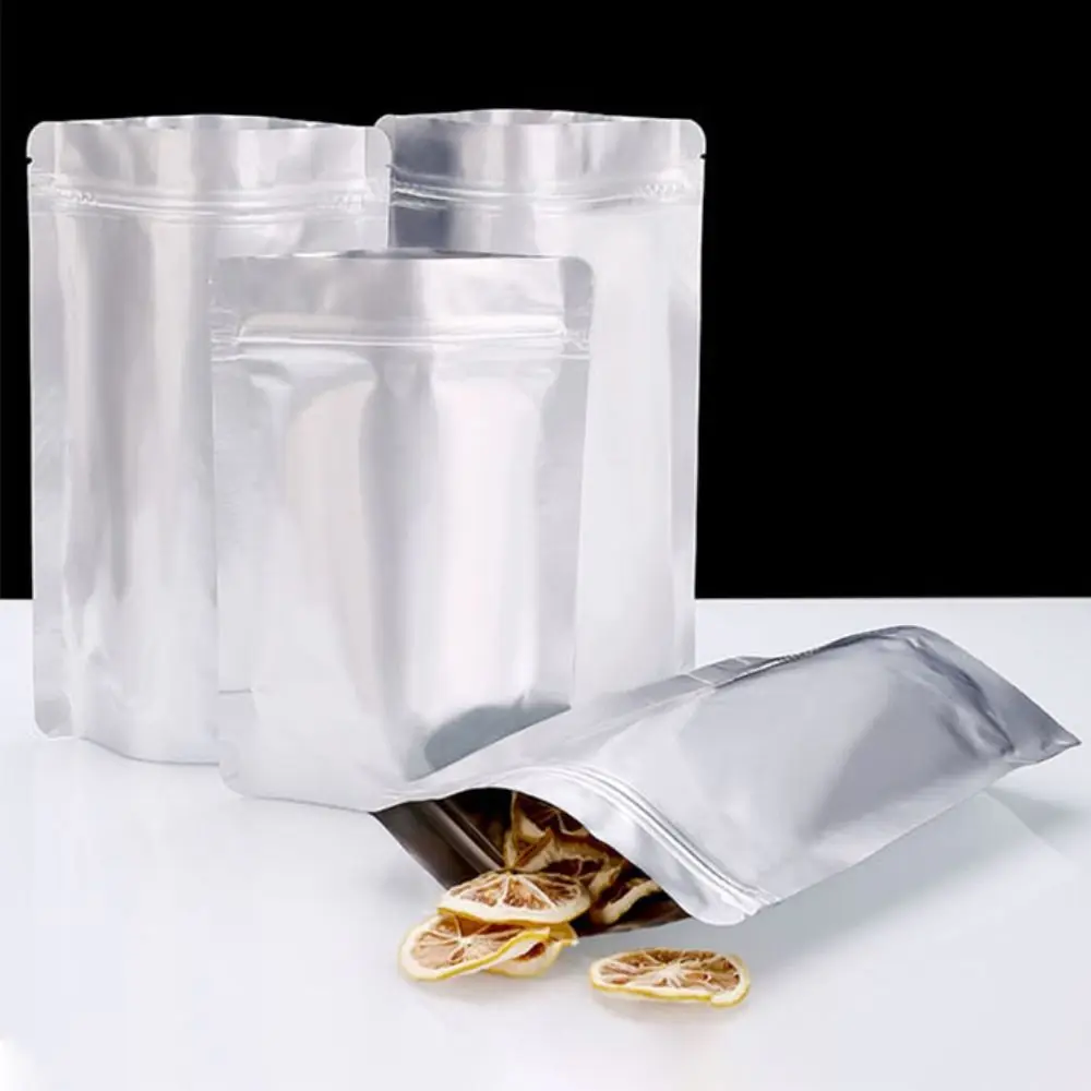 50 шт., самозапечатывающийся мешок для пищевых продуктов из алюминиевой фольги, влагостойкие утолщенные пакеты для хранения чая, светостойкий многоразовый мешок для переупаковки пищевых продуктов
50 шт., самозапечатывающийся мешок для пищевых продуктов из алюминиевой фольги, влагостойкие утолщенные пакеты для хранения чая, светостойкий многоразовый мешок для переупаковки пищевых продуктов