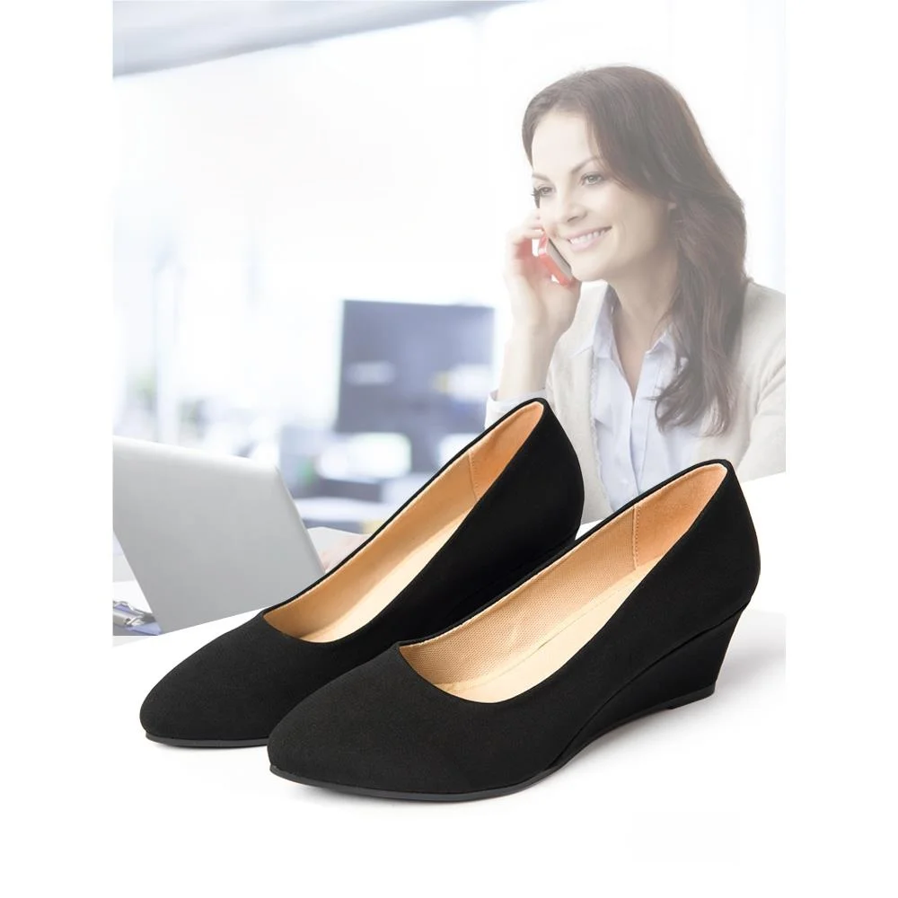 Black High Heels Women's Shoes Comfortable Work Footwear Fashionable mid Heel Anti-Slip Pointed Toe Beijing Cloth Shoes
Black High Heels Women's Shoes Comfortable Work Footwear Fashionable mid Heel Anti-Slip Pointed Toe Beijing Cloth Shoes