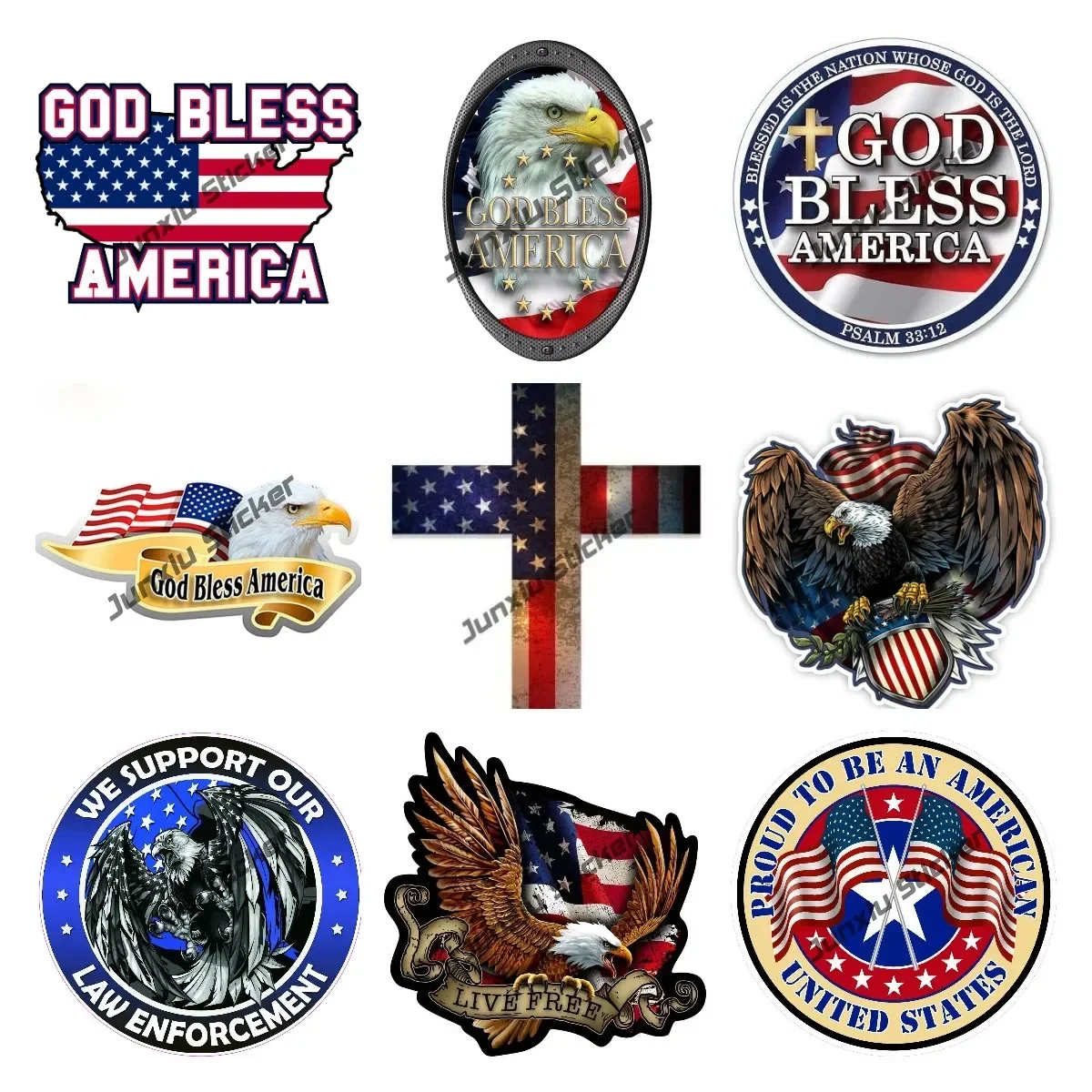 God Bless America Color Vinyl Decal Sticker Waterproof Anime Decal Car Accessories American Flag God Bless America Car Decal KK
God Bless America Color Vinyl Decal Sticker Waterproof Anime Decal Car Accessories American Flag God Bless America Car Decal KK