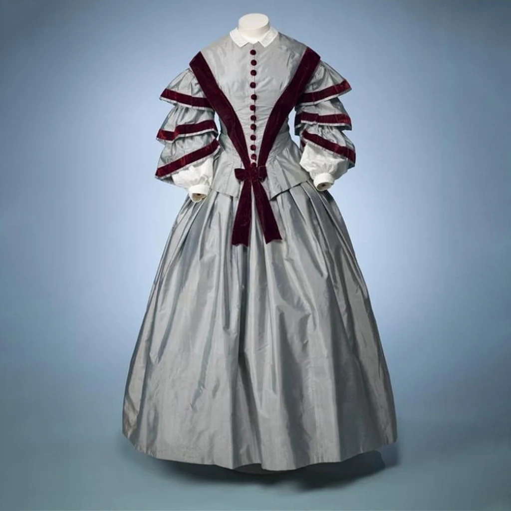 Historical 19th Century Fashion Victorian Princess Gothic Dress Women Civil War Southern Belle Ball Gown Costume
Historical 19th Century Fashion Victorian Princess Gothic Dress Women Civil War Southern Belle Ball Gown Costume