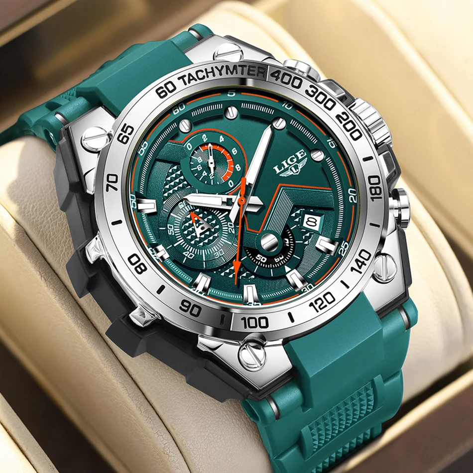 2026 New Men Watch LIGE Top Brand Luxury Green Silicone Watches For Man Casual Fashion Strong Luminous Quartz Chronograph Male
2026 New Men Watch LIGE Top Brand Luxury Green Silicone Watches For Man Casual Fashion Strong Luminous Quartz Chronograph Male