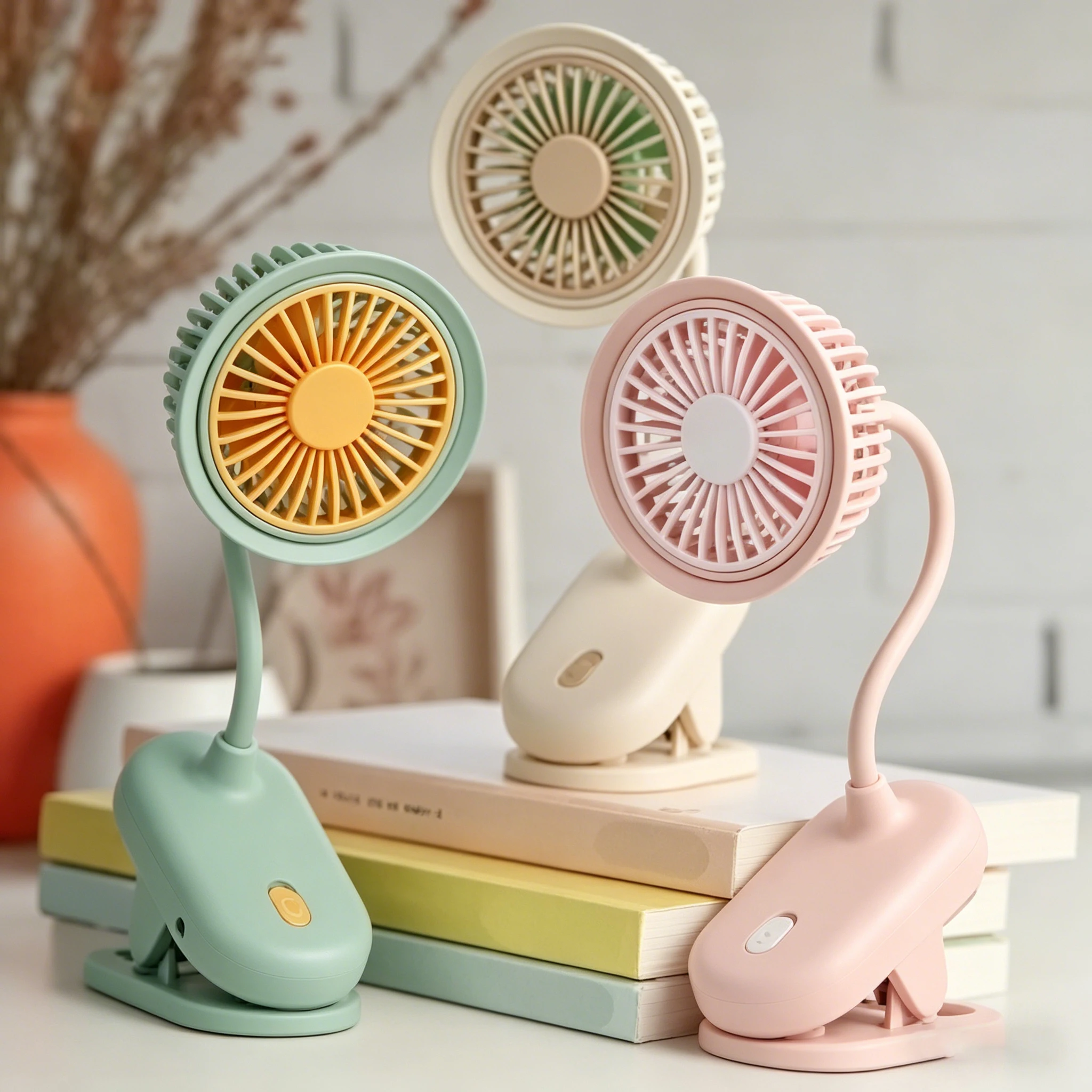 Clip on Small Fan 360° Adjustable USB Rechargeable Mini Portable Fan 3Speed Wind Flexible Neck Desktop Stroller Office Quiet Fan
Clip on Small Fan 360° Adjustable USB Rechargeable Mini Portable Fan 3Speed Wind Flexible Neck Desktop Stroller Office Quiet Fan