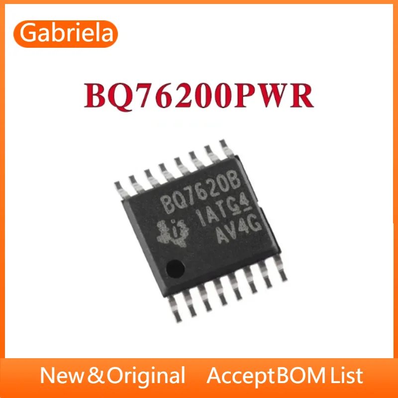 5 шт., BQ76200PWR, BQ76200PW, BQ76200P, BQ76200, 76200PWR, BQ7620, BQ762, BQ76, BQ7, интегральная микросхема
5 шт., BQ76200PWR, BQ76200PW, BQ76200P, BQ76200, 76200PWR, BQ7620, BQ762, BQ76, BQ7, интегральная микросхема