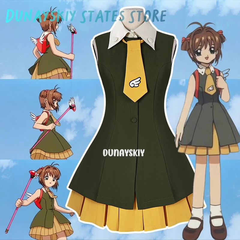 Anime Sakura Carcaptor 코스프레 HongKong Anime Costume Sleeveless Patchwork Mini Women's Dresses Role-playing Lolita Skirt Suits
Anime Sakura Carcaptor 코스프레 HongKong Anime Costume Sleeveless Patchwork Mini Women's Dresses Role-playing Lolita Skirt Suits