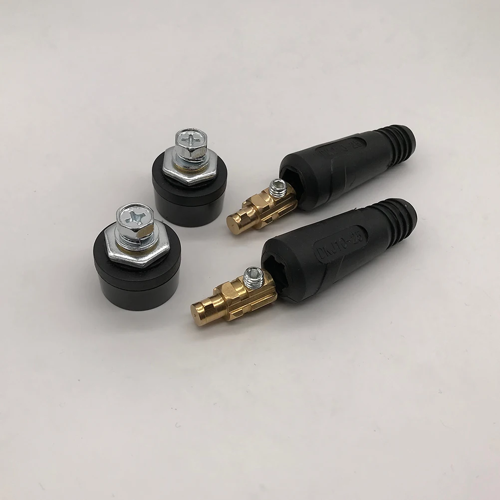 4Pc Male Plug + DKZ10-25 Connector Welding Soldering Plug Fitting Quick Connector Welder Welding Equipment Accessories
4Pc Male Plug + DKZ10-25 Connector Welding Soldering Plug Fitting Quick Connector Welder Welding Equipment Accessories