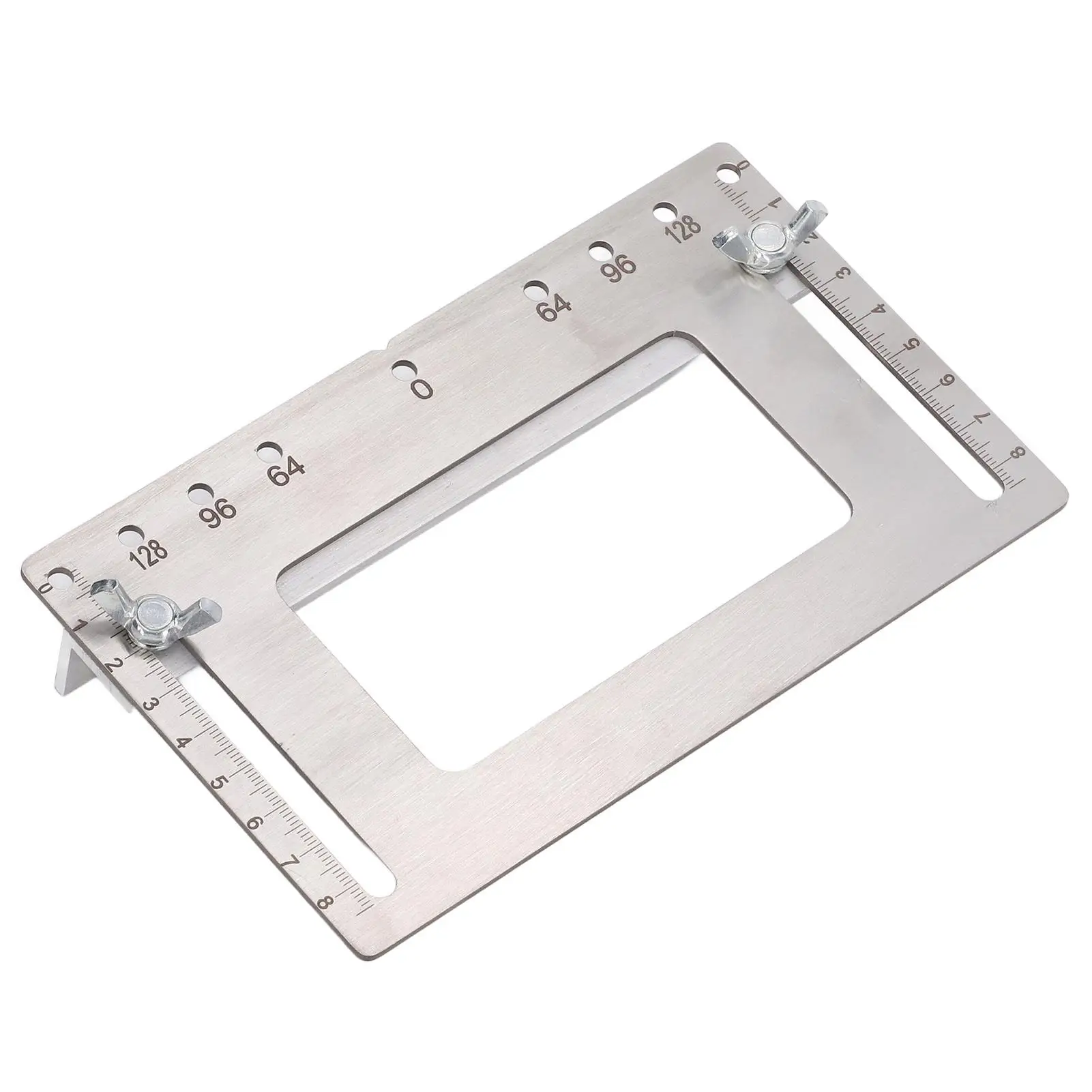 Stainless Steel Hole Punch Drilling Guide Template for cabinet Door Woodworking Tool Locator
Stainless Steel Hole Punch Drilling Guide Template for cabinet Door Woodworking Tool Locator