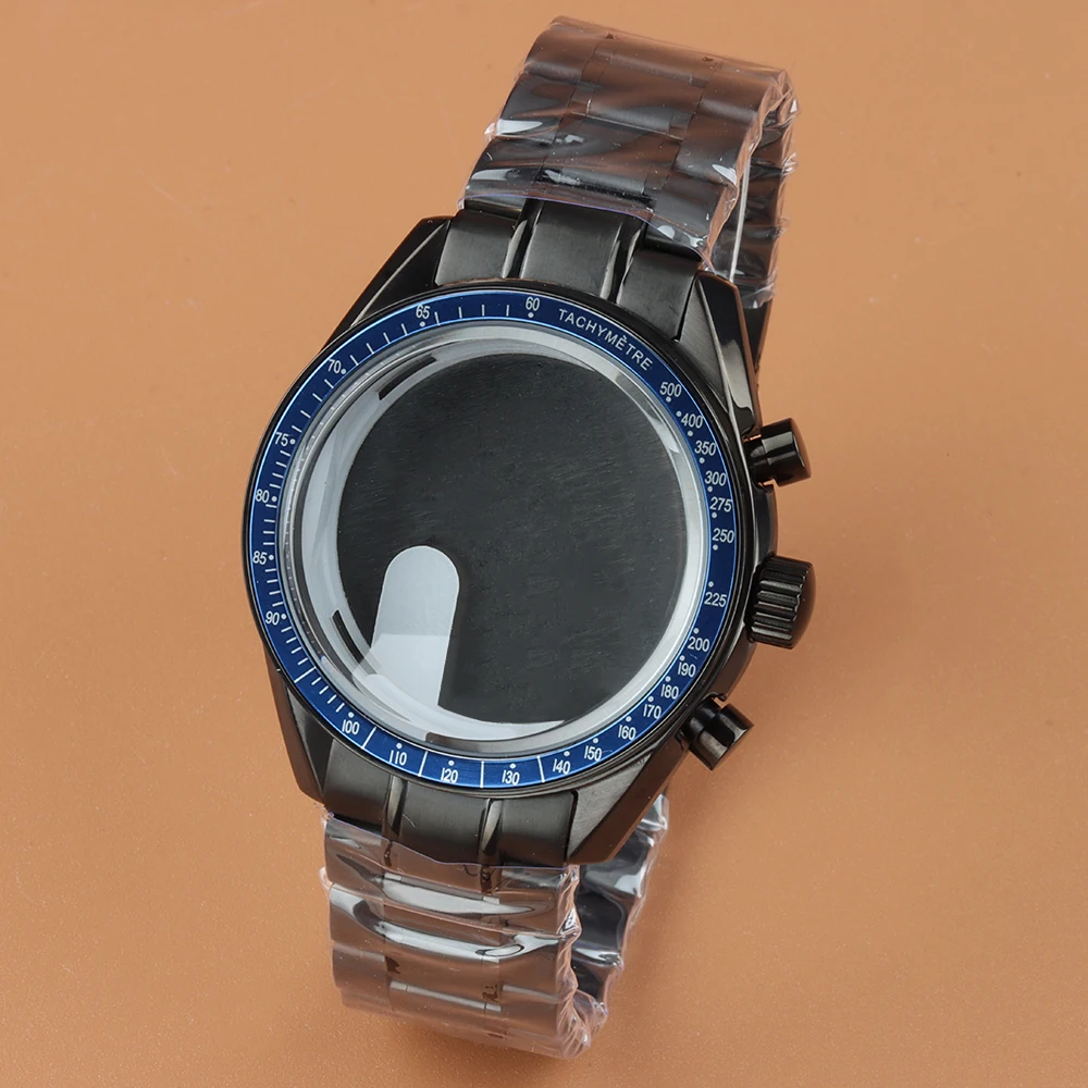 VK63 Chronograph Case 20mm Stainless Steel Bracelet 40mm VK63 Case For VK63 VK64 Quartz Movement 32.5mm Dial Black VK63 Case
VK63 Chronograph Case 20mm Stainless Steel Bracelet 40mm VK63 Case For VK63 VK64 Quartz Movement 32.5mm Dial Black VK63 Case