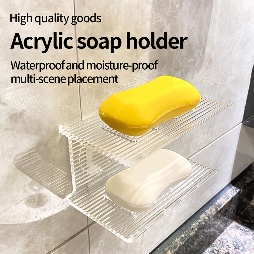 Bathroom Acrylic Cosmetic Soap Free-Punching Box Wall Mounted Sponge Holder Organizer Accessories Kitchen Soap Holder
Bathroom Acrylic Cosmetic Soap Free-Punching Box Wall Mounted Sponge Holder Organizer Accessories Kitchen Soap Holder
