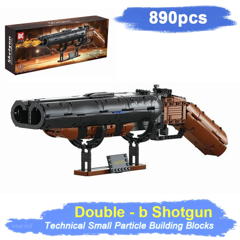 Technical Double - b Shotgun Model Gun Building Blocks with Motor Set Bricks Toys Gift For Children Kids
Technical Double - b Shotgun Model Gun Building Blocks with Motor Set Bricks Toys Gift For Children Kids