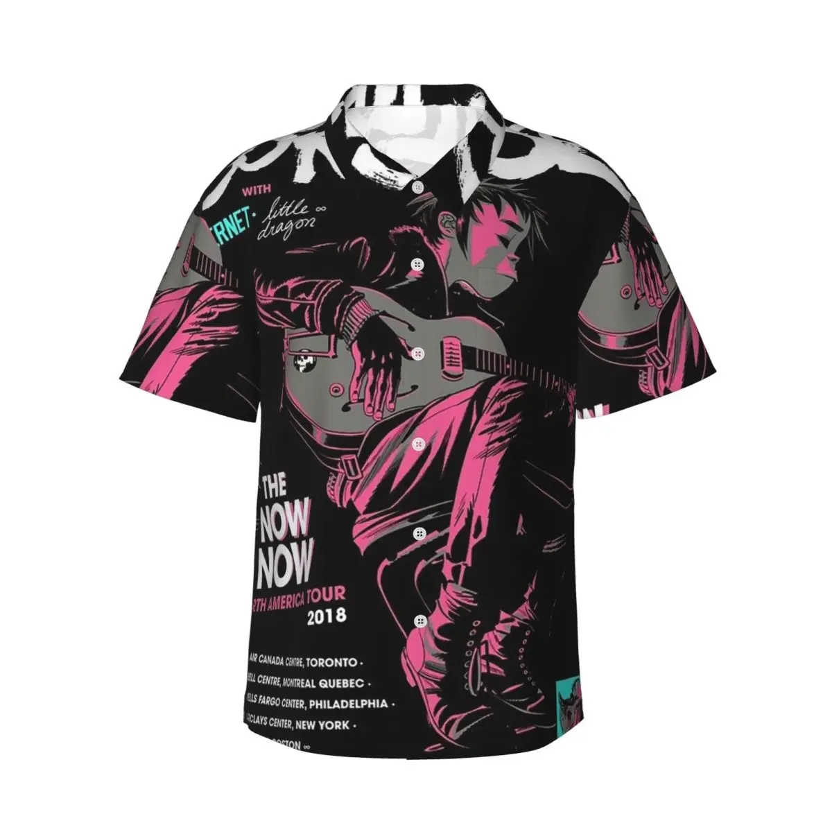 Music Band Gorillaz Men's Shirts Hawaiian Short Sleeve Shirt Casual Lapel Tops for Summer Beach
Music Band Gorillaz Men's Shirts Hawaiian Short Sleeve Shirt Casual Lapel Tops for Summer Beach
